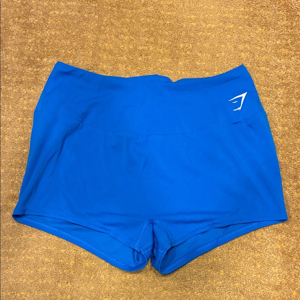 Gymshark Vibrant Blue Women's Athletic Shorts. Size: XL